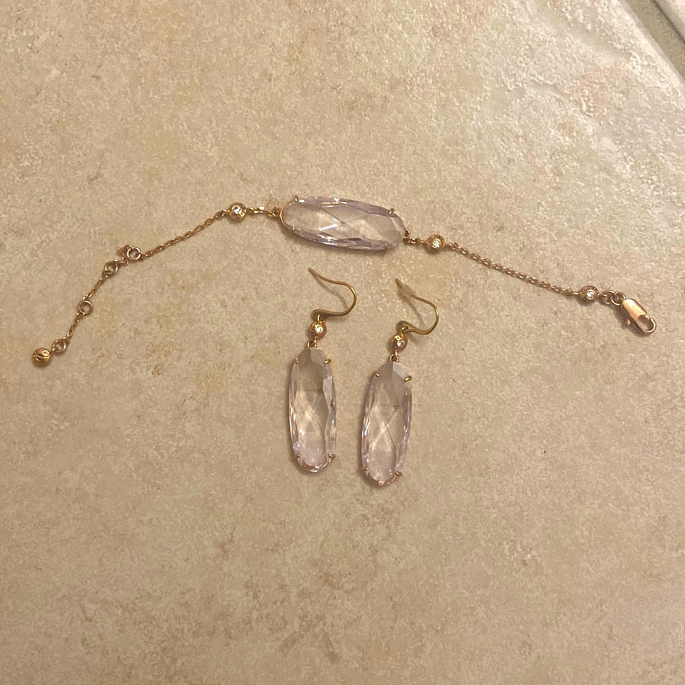 Henri Bendel earrings and bracelet